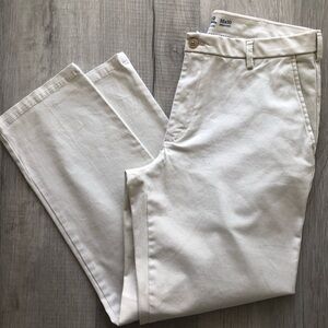 Izod Saltwater Chino Pants Flat Front Cotton Twill